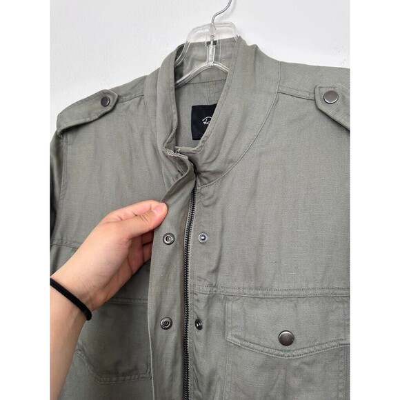 Rails Collins Sage Lightweight Jacket Anorak Full Zip Military Women’s Medium - Picture 5 of 12